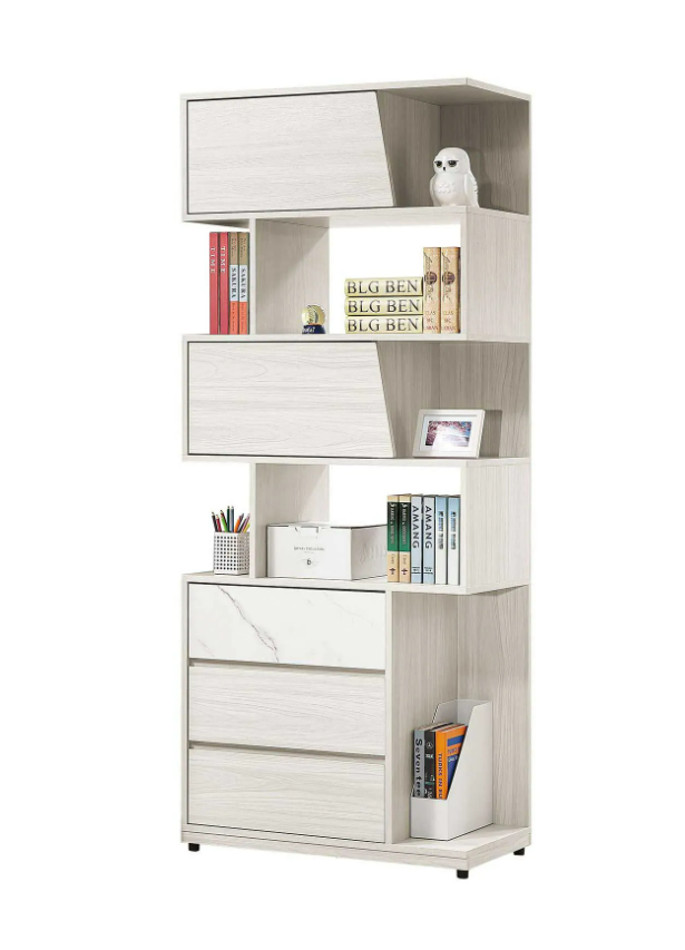 709-2 蘿拉2.65尺展示書櫃 抽左