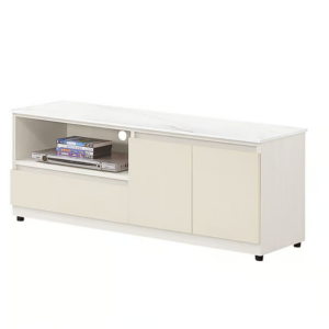 600-4 燕麥4尺岩板電視櫃 (附1個電線孔.開門內附1片活動隔板)