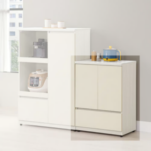 831-9 燕麥2尺木面小收納櫃 (開門內附1片活動隔板)