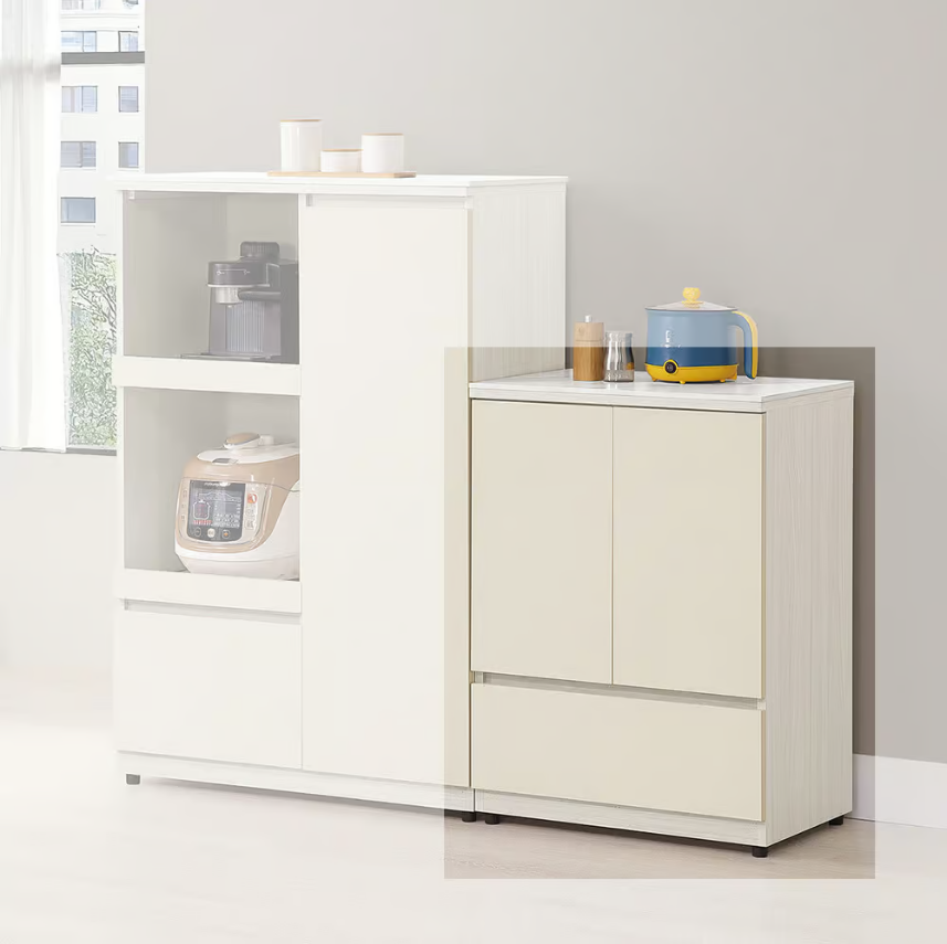 831-9 燕麥2尺木面小收納櫃 (開門內附1片活動隔板)