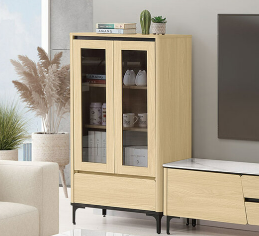 621-2 優悅2.3尺收納櫃 (附2片活動隔板)