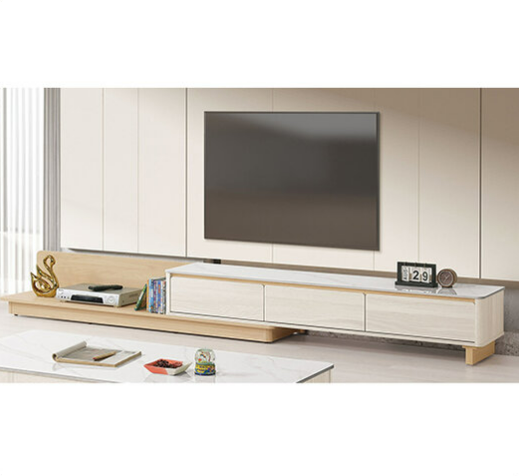 622-2 木可6尺雪山岩版伸縮電視櫃 (不分左右方向)