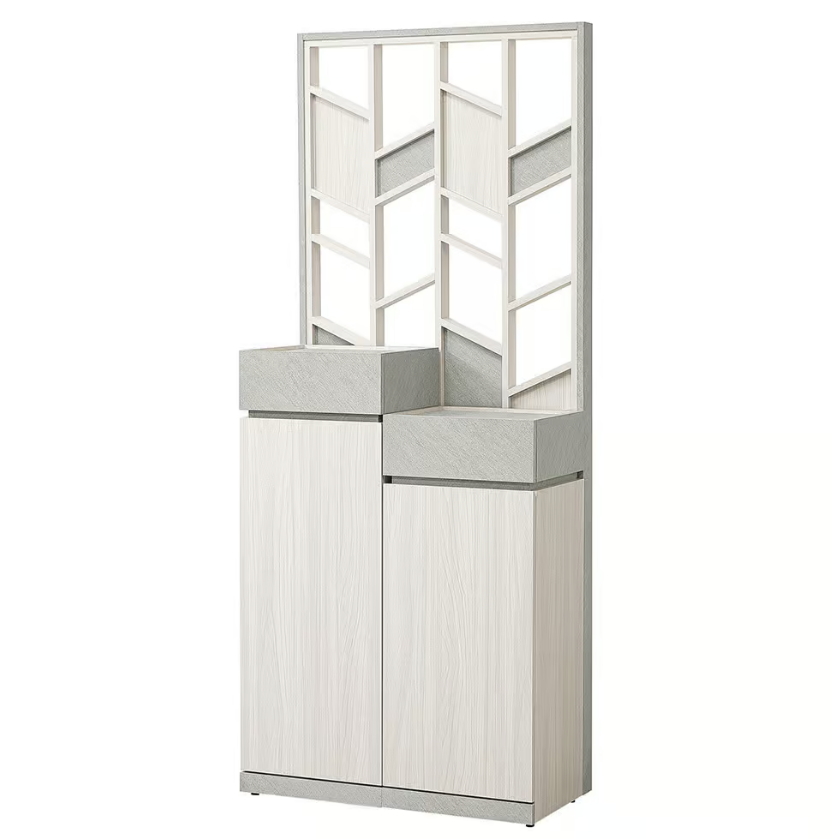 634-3 黛拉2.65尺屏風櫃 (附7片活動隔板.2個透氣孔)