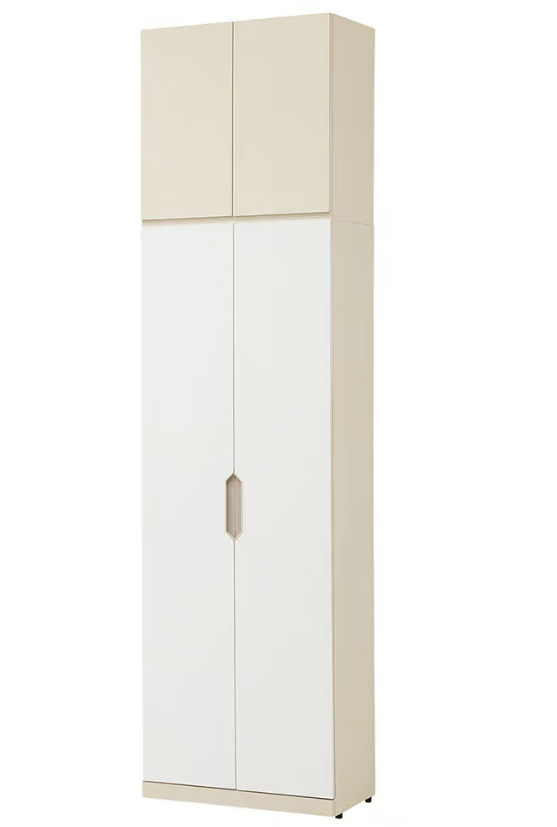 671-6 萊拉2尺四門玄關鞋櫃 (附伸縮吊衣桿)(附4片活動隔板) (附2個透氣孔)