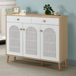 682-3 普米爾4尺鞋櫃 ⊙附3大3小活動隔板、 ⊙無透氣孔、