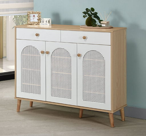 682-3 普米爾4尺鞋櫃 ⊙附3大3小活動隔板、 ⊙無透氣孔、