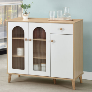 682-4 普拉納3.4尺多功能置物櫃 ⊙附1大1小固定隔板.大片活動隔板1片