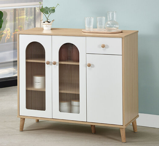 682-4 普拉納3.4尺多功能置物櫃 ⊙附1大1小固定隔板.大片活動隔板1片