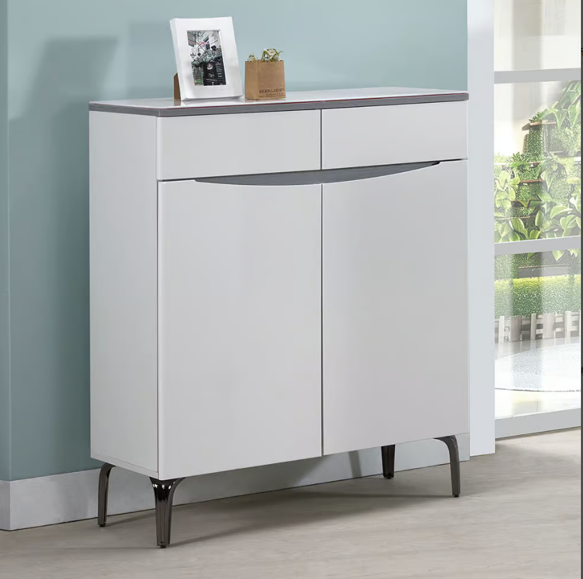 685-2 倫勃朗2.64尺玻璃鞋櫃 (附3片活動隔板)(無透氣孔)