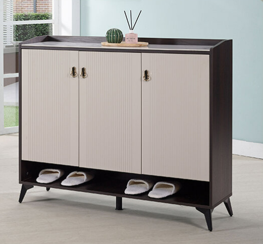 687-3 雷姆4尺岩板鞋櫃 ⊙附1大1小固定隔板.3大3小活動隔板、 ⊙無透氣孔、