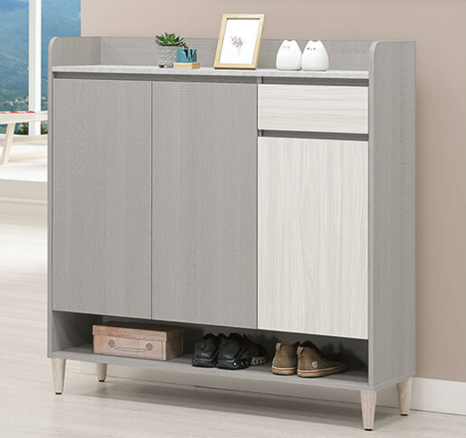 688-3 泰拉4尺鞋櫃 ⊙附3大2小活動隔板.附1個透氣孔、