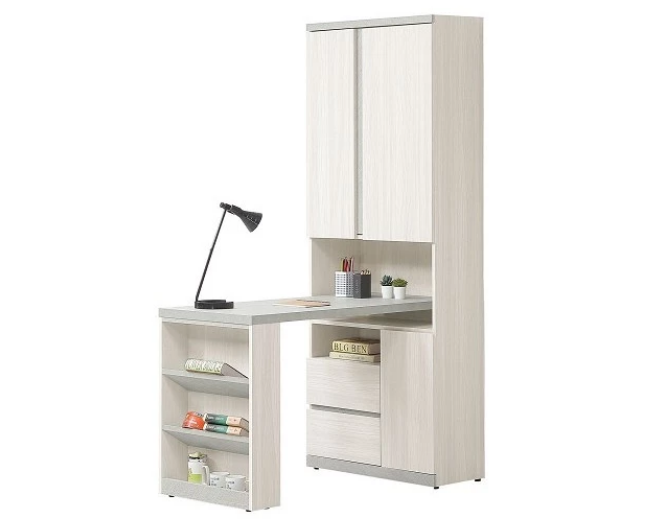 701-4 黛拉4尺組合書桌櫃 全組 書桌面尺寸:120*56公分 附*2大*1小活動隔板 不分左右方向