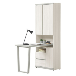 701-6 黛拉4尺組合書桌櫃 全組 ⊙書桌面尺寸：120×56cm、 ⊙附2大1小活動隔板、 ⊙不分左右方向、