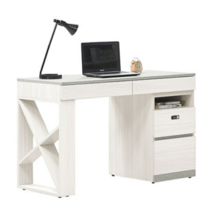 702-5 黛拉4尺四抽書桌 ⊙不分左右方向、 ⊙二抽櫃抽屜採用密碼鎖設計、