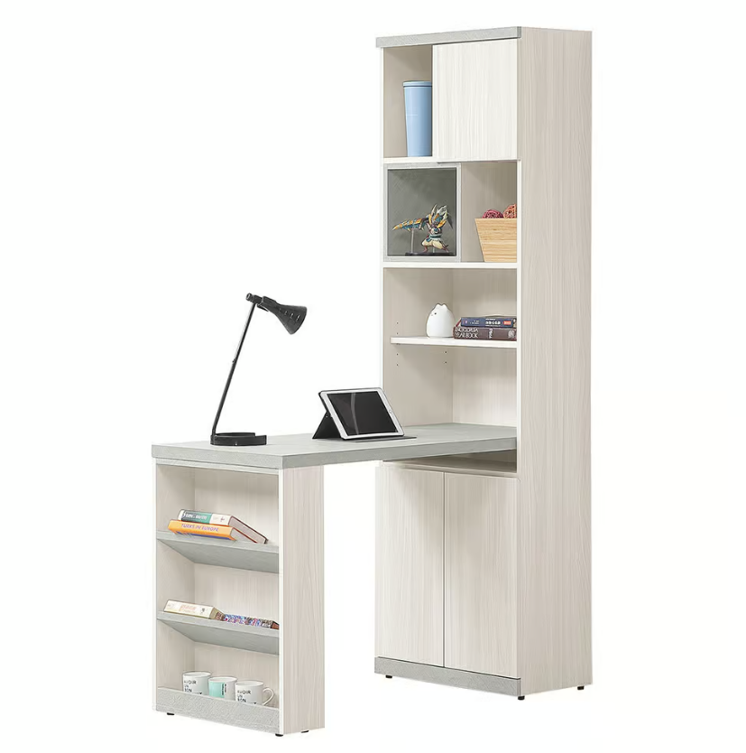 701-8 黛拉4尺組合書桌櫃 全組 (書桌面尺寸：120x56cm) (附2片活動隔板)(不分左右方向)