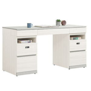 702-9 黛拉5尺七抽書桌 ⊙二抽櫃抽屜採用密碼鎖設計、