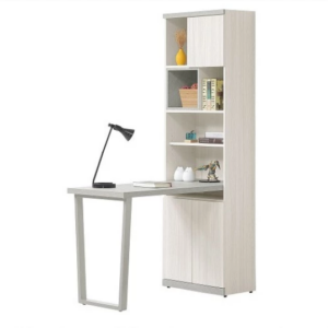 701-11 黛拉4尺組合書桌櫃 全組 ⊙書桌面尺寸：120×56cm、 ⊙附2片活動隔板、 ⊙不分左右方向、