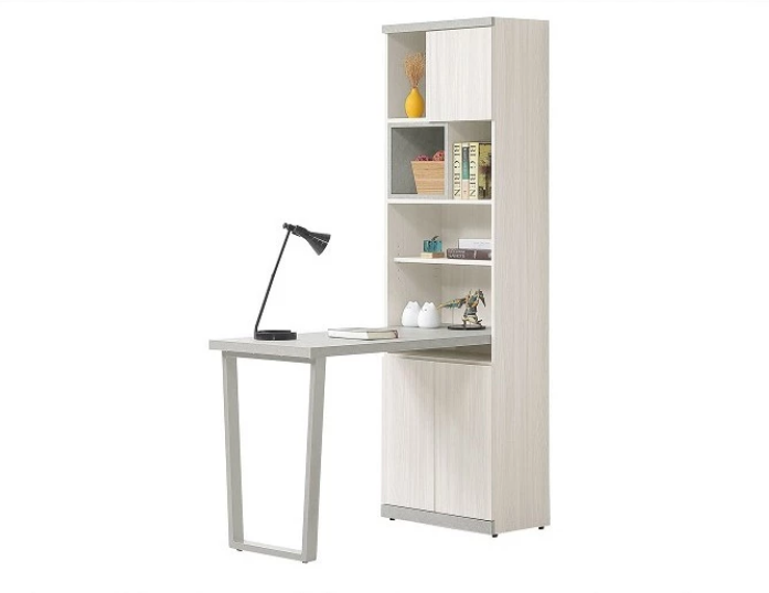 701-11 黛拉4尺組合書桌櫃 全組 ⊙書桌面尺寸：120×56cm、 ⊙附2片活動隔板、 ⊙不分左右方向、