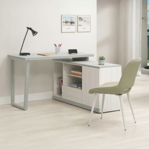 704-5 黛拉4尺組合書桌 全組 (不分左右方向)(不含椅) (一門收納櫃門內附1片活動隔板)