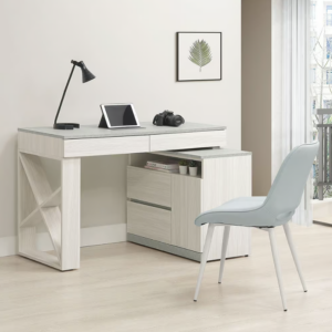 706-2 黛拉4尺組合書桌 全組 (不分左右方向)(不含椅) (收納櫃門內附1片活動隔板)