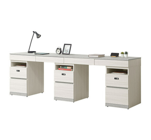 707-2 黛拉8尺十抽組合書桌 全組 ⊙二抽櫃抽屜採用密碼鎖設計、