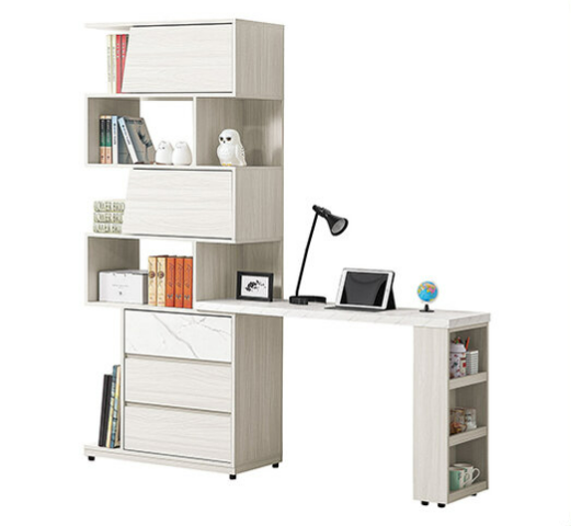 710-2 蘿拉4尺組合書桌櫃 抽右 全組 ⊙書桌面尺寸：120×40cm、 ⊙雜誌架不分方向、