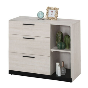 717-4 伊凡卡2.7尺三抽收納櫃