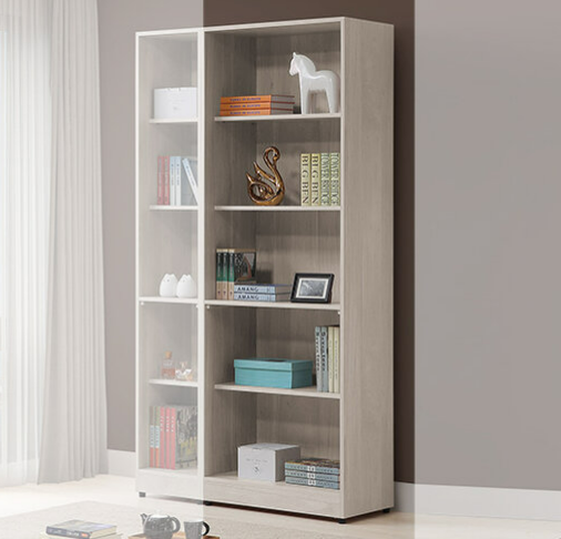 726-3 貝芮特2.4尺開放式收納櫃 ⊙附3片活動隔板.1片固定隔板、