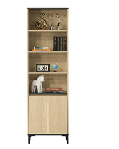 738-3 優悅2尺兩門書櫃 ⊙附4片活動隔板腳高度12.5公分