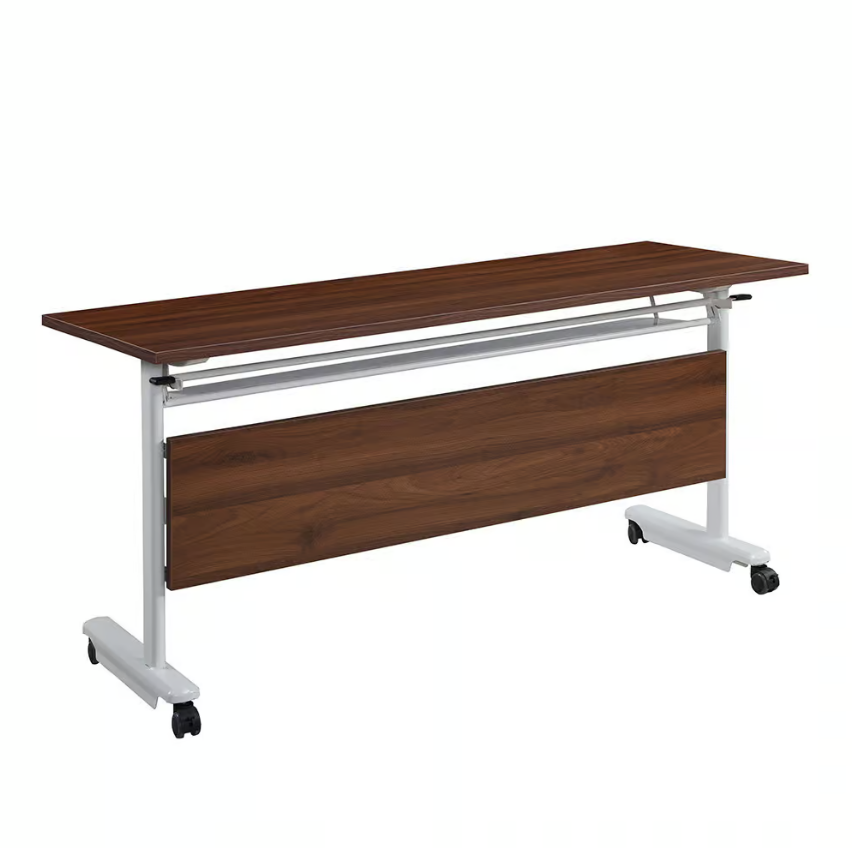 767-5 吉達5.3尺胡桃色摺疊會議桌 (附4顆煞車輪)