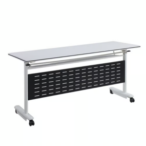 767-8 吉達5.3尺白色摺疊會議桌 (附4顆煞車輪)