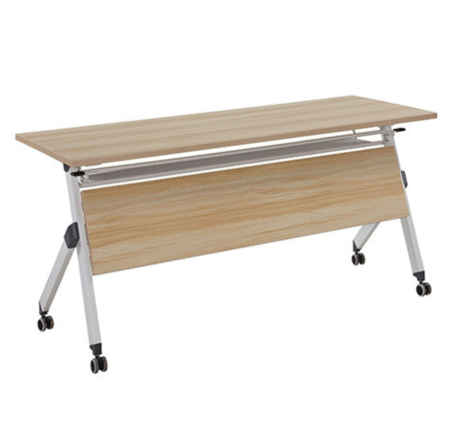 768-8 柏悅5.3尺原木色摺疊會議桌 ⊙附4顆煞車輪