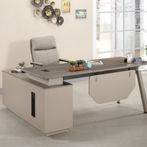 770-4 維爾斯6尺辦公桌 全組 左向 ⊙桌面附1個出線孔、 ⊙長櫃1個抽屜附密碼鎖.附有出線孔