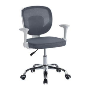 778-6 珀爾灰色網椅 坐寬45坐深45坐高40~50公分