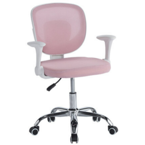 778-8 珀爾粉色網椅 坐寬45坐深45坐高40~50公分