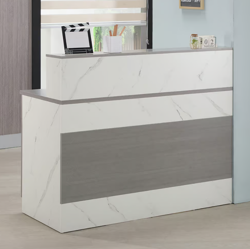 804-2 莘城4尺多功能桌 (地面至桌面高度75cm）(開門內無隔板） (桌面附1個出線孔.抽屜附鎖）