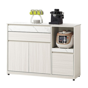 815-2 蘿拉4尺岩板餐櫃下座 ⊙附1片活動隔板