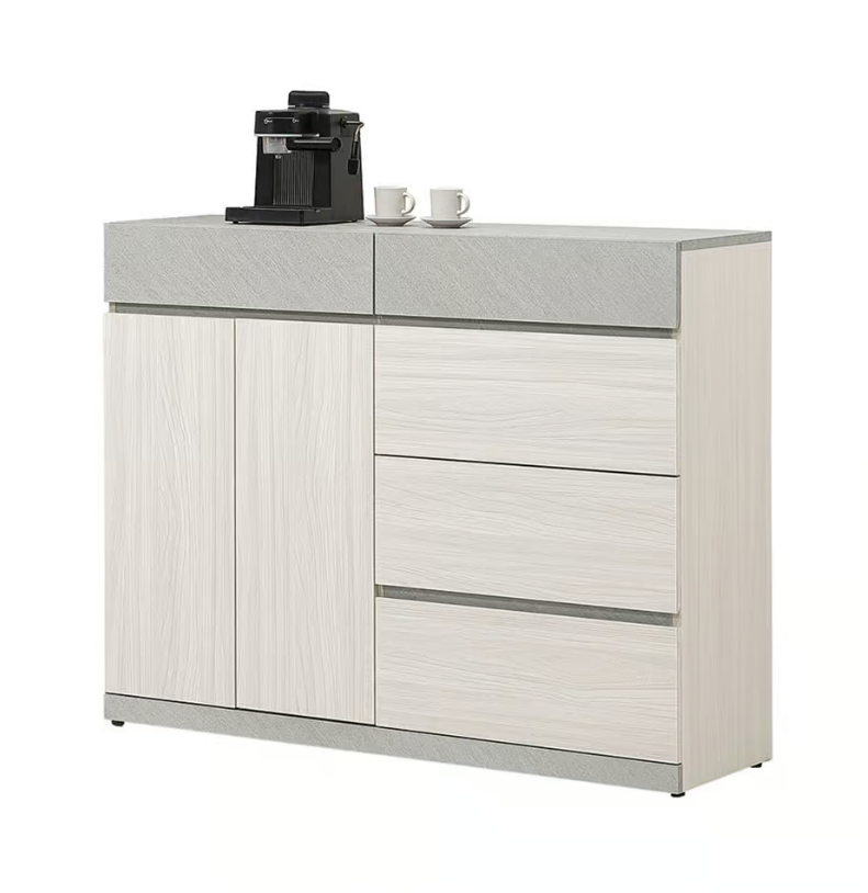 819-3 黛拉4尺餐櫃下座 (附2片活動隔板)