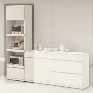 831-2 燕麥2尺電器櫃 ⊙開門內附1片活動隔板、 ⊙附3個電線孔、