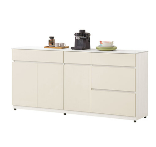 832-3 燕麥6尺岩板餐櫃下座 ⊙附1大1小活動隔板