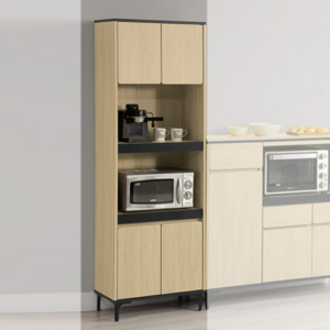 839-2 優悅2尺電器櫃 ⊙附2片活動隔板.附2個出線、 烤漆黑鐵腳、