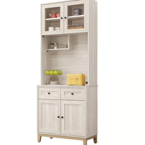 845-6 維特2.6尺岩板餐櫃 上+下 (附2片活動隔板)(附插頭座孔)