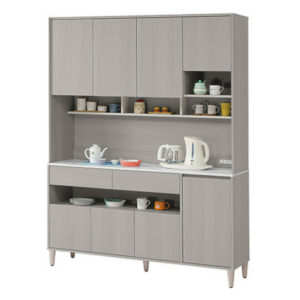 863-3 泰拉5尺餐櫃 上+下⊙附3大3小活動隔板、 ⊙上座附雙孔三插座×1