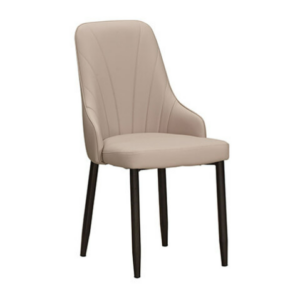 924-13 芙契克膚色貓抓皮餐椅 坐寬40坐深42坐高46公分