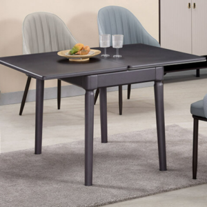 875-3 維拉玻璃摺疊餐桌 灰