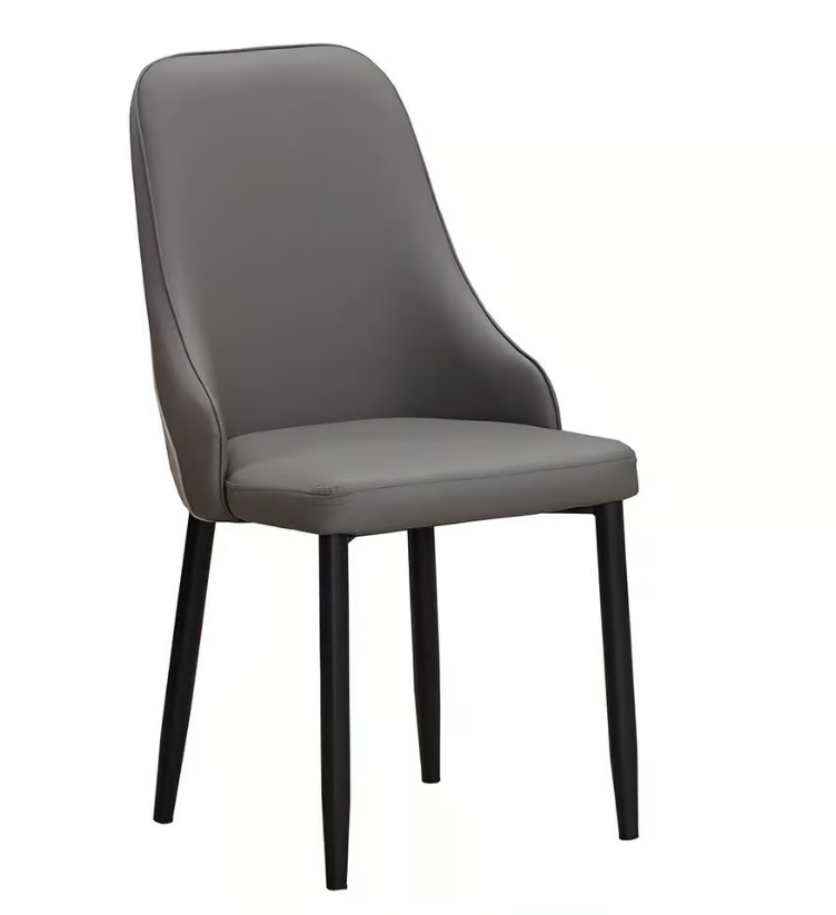 927-2 維拉深灰色貓抓皮餐椅 (坐寬42坐深42坐高45cm)