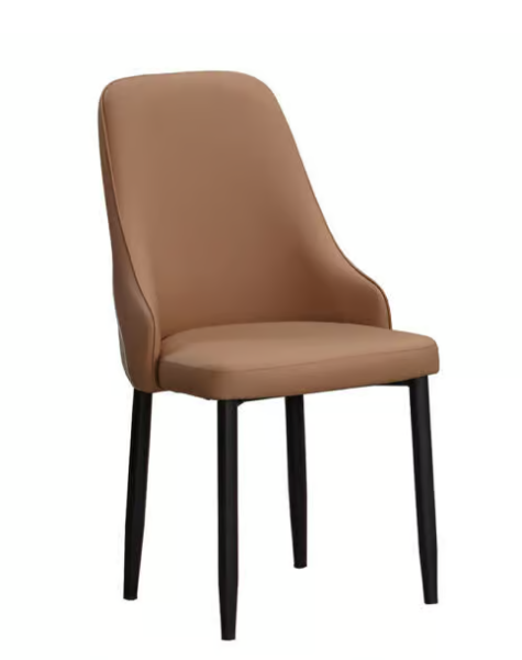 927-4 維拉駝色貓抓皮餐椅 (坐寬42坐深42坐高45cm)