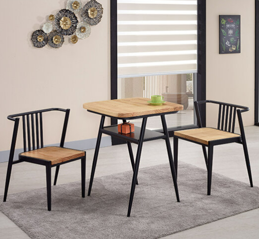 888-3 柏誠實木桌椅組 全組  ⊙1桌2椅恕不拆賣椅大:坐寬44坐深39坐高45公分椅小:坐寬35.5坐深39坐高38.5公分