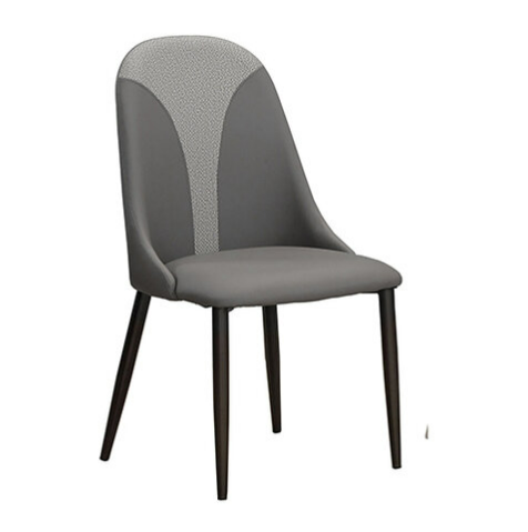 927-6 希飛深灰色貓抓皮餐椅 坐寬42坐深43坐高43公分