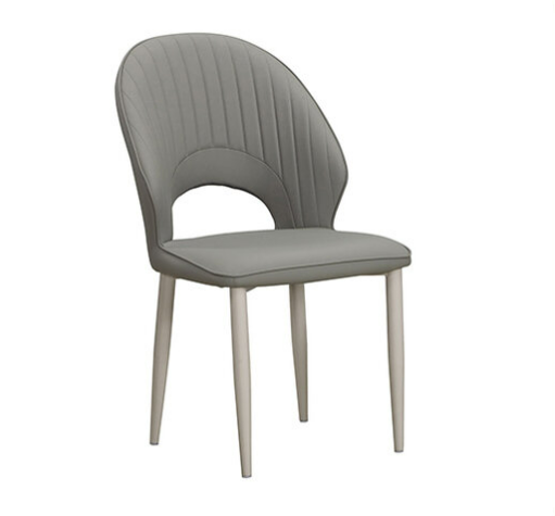 928-5 希雅達灰色貓抓皮餐椅 坐寬47坐深45坐高45公分